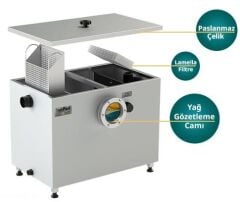 Tankplast YTSA-BFT-10000 Paslanmaz Tezgah Altı Yağ Ayırıcı