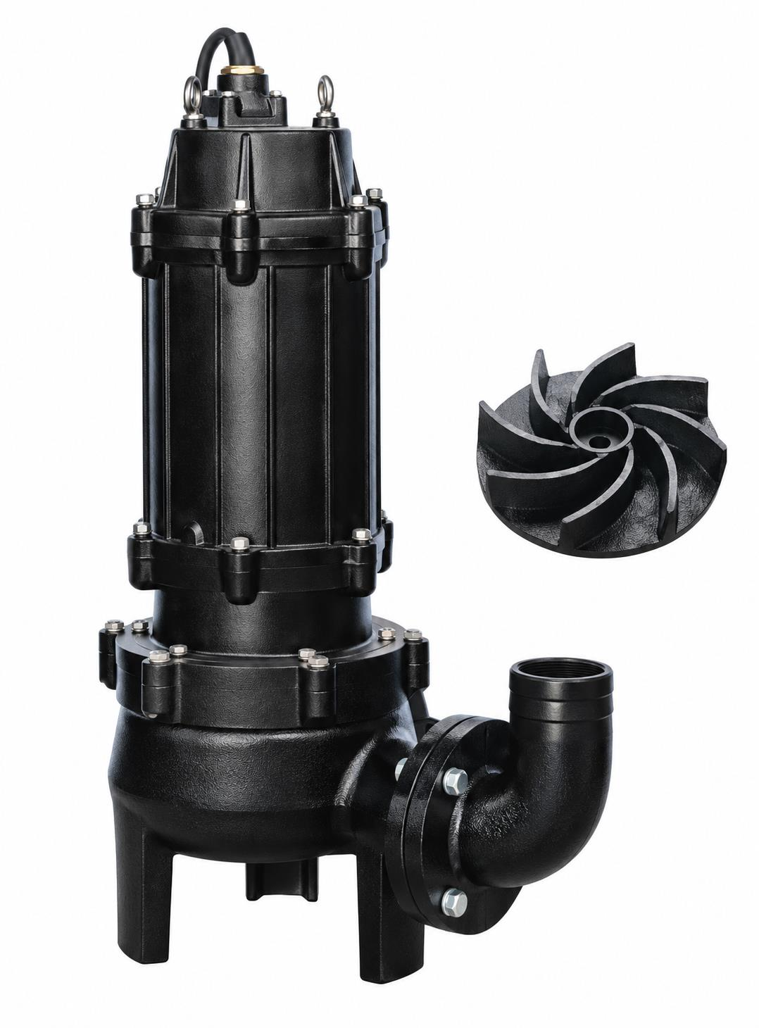Water Sound 100U47.5 - 10 Hp - Yüksek Debili Atık Su Dalgıç Pompa