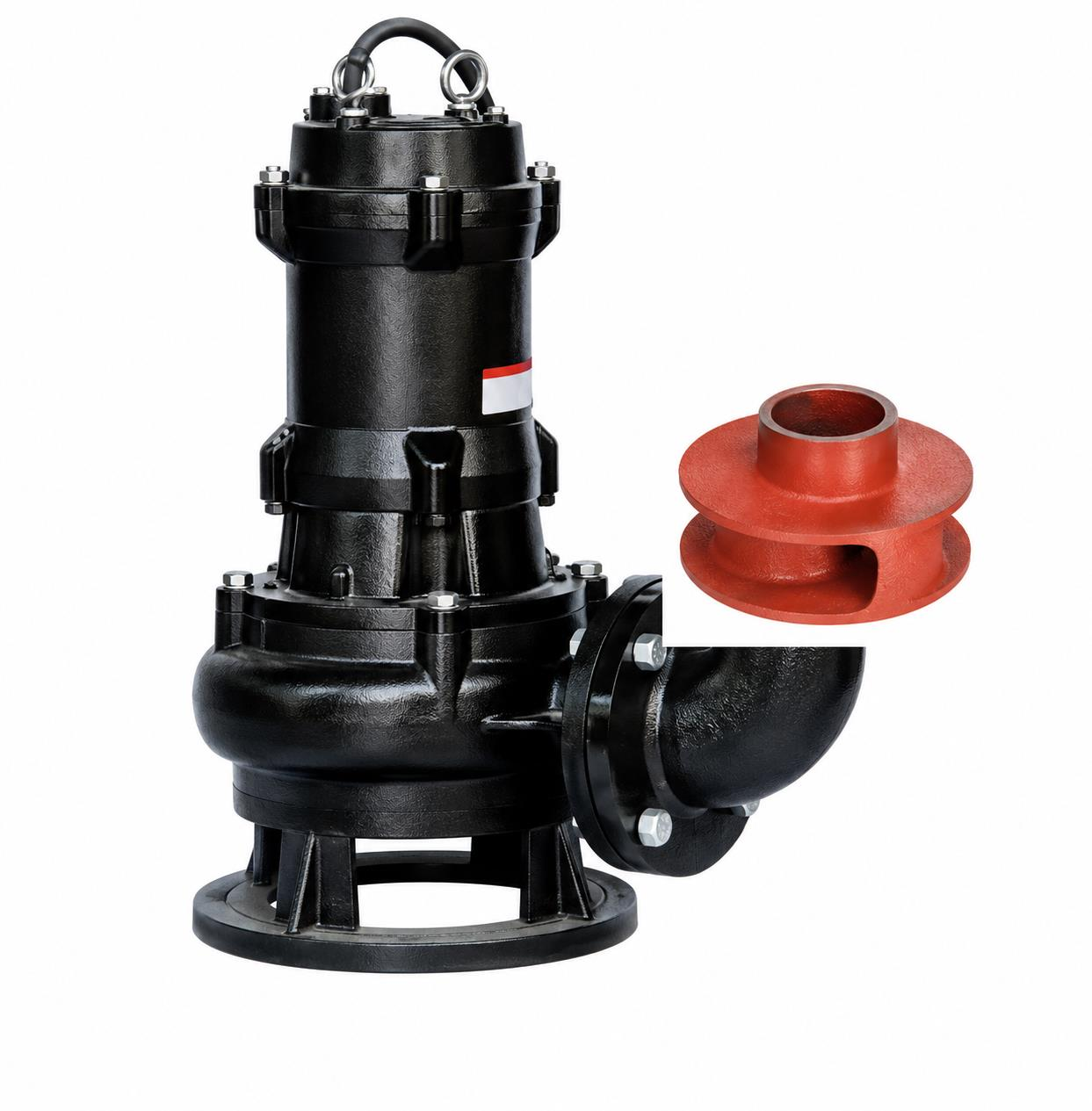 Water Sound 100B42.2 - 3 Hp - Yüksek Debili Atık Su Dalgıç Pompa