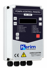 Kerim H-0175-V2 - 0.5-10 Hp - 380V Tekli Hidrofor ve Atık Su Pompa Kontrol Panosu