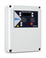Kerim H-02MB-V2 - 0.5-3 Hp - 220V İkili Hidrofor ve Atık Su Pompa Kontrol Panosu