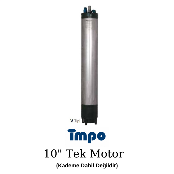 İmpo 10'' Dalgıç Pompa Motoru - 125 Hp - 92 kW