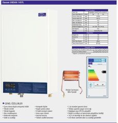 Daxom Ukdax 14 STL LPG Tüplü Hermetik Şofben