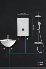 Veito Flow E 7 7500 W Ani Su Isıtıcı Monofaze