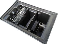 Mutfak Tezgahaltı Yağ ayırıcı tutucu 0,3 lt-sn (Günde yaklaşık 30 kişiye hizmet veren restoranlara)