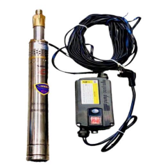 Vortex 2'' Boruya Girebilen Dalgıç Pompa - 50 mm Çapında 15 Mt. Kablolu - Panolu (53 Mss - 1,2 M³/h)