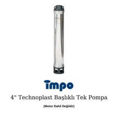 İmpo 4'' SK 408/23 Tek Dalgıç Pompa - 5.5 Hp Krom Başlıklı