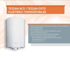Baymak Aqua TÜ 15 Lt Tezgah Üstü Termosifon