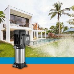 Alarko PL 12-3 - 4 HP - 380 V Dikey Milli, Çok Kademeli Santrifüj Pompa