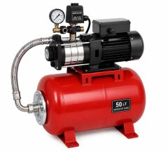 Alarko Srm 306 - 1.5 Hp 220V 50 lt Tanklı Yatay Paslanmaz Çelik Paket Hidrofor (6 Kat / 12 Daire)