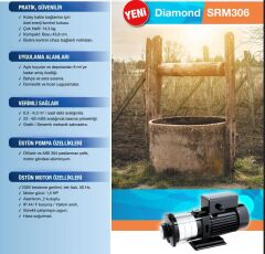 Alarko Srm 306 - 1.5 Hp 220V 50 lt Tanklı Yatay Paslanmaz Çelik Paket Hidrofor (6 Kat / 12 Daire)