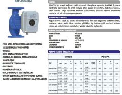 Sumak SSP 40/12 INV Frekans Kontrollü Sirkülasyon Pompası - DN 40