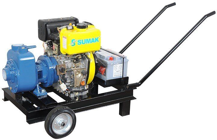 Sumak DSM300/2 D Dizel Motopomp - 4 Hp - 24 mss  m³/h