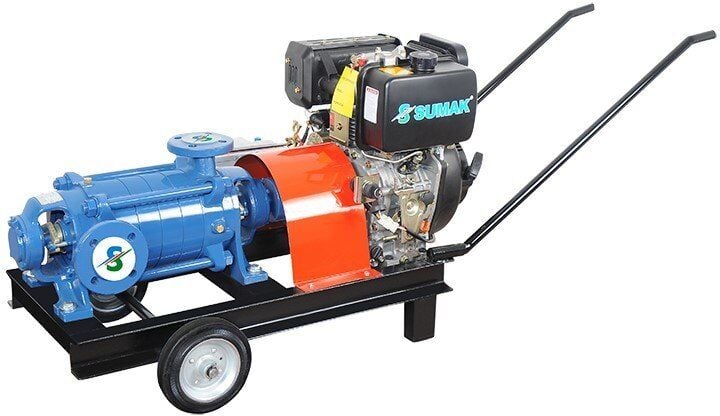 Sumak SYT32/5 D Dizel Motopomp - 7.5 Hp - 125 mss m³/h