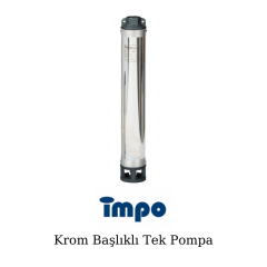 İmpo 4'' SK 415/20 Tek Dalgıç Pompa - 7.5 Hp Krom Başlıklı
