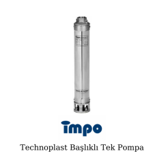 İmpo 4'' SK 415/20 Tek Dalgıç Pompa - 7.5 Hp Technoplast Başlıklı