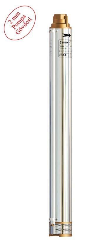 Sumak 4SD318 3 Ton Serisi Tek Dalgıç Pompa 4'' - 18 Kademe