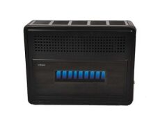 As Royal HR 11000 G - DT Hermetik Soba - Duvar Tipi Camlı Fansız - Siyah