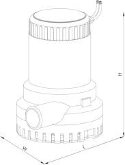 Sumak STN2000 G Manuel Sintine Dalgıç Pompa 12V - 96W