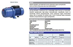 Sumak SMJK 150/4 Döküm Gövdeli Sessiz Jet Pompa Monofaze (220V) - 1.5 Hp