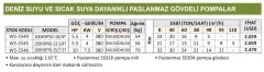 Water Sound 100HSP50-18/4T - 10 Hp - 380V - Deniz Suyu Ve Sıcak Suya Dayanıklı Paslanmaz Gövdeli Pompa