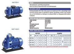 Sumak SMT 550/3 Santrifüj Pompa Trifaze (380V) - 5.5 Hp