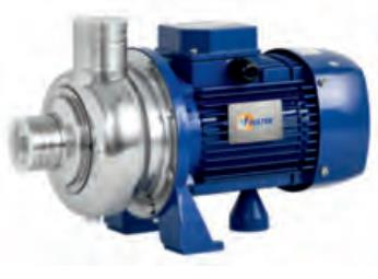Water Sound BK200 (304) - 2 Hp - 380V Komple Paslanmaz Açık Fanlı Santrifüj Pompa