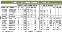 Water Sound BK300 (304) - 3 Hp - 380V Komple Paslanmaz Açık Fanlı Santrifüj Pompa