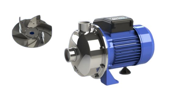 Sumak SMINOX/A-150/2 Paslanmaz Santrifüj Pompa Monofaze (220V) - 1.5 Hp