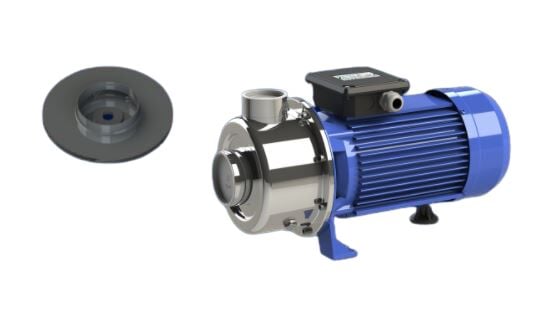 Sumak SMINOX/K-300/2 Paslanmaz Santrifüj Pompa Monofaze (220V) - 3 Hp