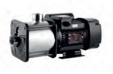 Water Sound CHM20-2-2.2 - 3 Hp - 220V Paslanmaz Yatay Milli Çok Kademeli Santrifüj Pompa