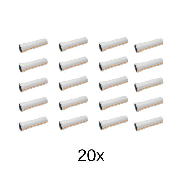 Kalde Ø125 x 250 mm PVC-U Boru / B tipi (20 ADET)