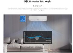 Samsung AR35 Silver AR12TXHQASI/SK A++ 12000 BTU Inverter Duvar Tipi Klima