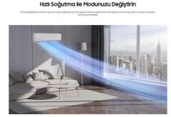 Samsung AR35 Silver AR18BXHQASI/SK A++ 18000 BTU Inverter Duvar Tipi Klima