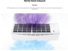 Samsung AR35 Silver AR18BXHQASI/SK A++ 18000 BTU Inverter Duvar Tipi Klima