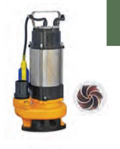 Water Sound V750F - 1 Hp - 220V Kirli Su Drenaj Dalgıç Pompa