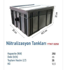 Nötralizasyon Tankı Ytnt 0250 (250 KW)