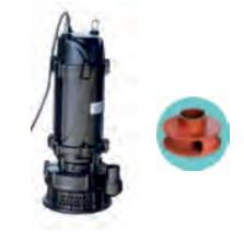 Water Sound WQ10-70-7.5H - 10 Hp - 380V Kirli Su Drenaj Dalgıç Pompa
