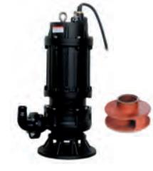 Water Sound 50B25.5 - 7.5 Hp -  380V Kirli Su Drenaj Dalgıç Pompa