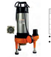 Water Sound FC-2200 - 3 Hp - 380V Bıçaklı Tip Kirli Su Drenaj Dalgıç Pompa