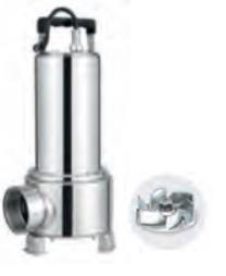 Water Sound WQD15-10-1.1B - 1.5 Hp - 220V Paslanmaz Gövdeli Kirli Su Drenaj Dalgıç Pompa