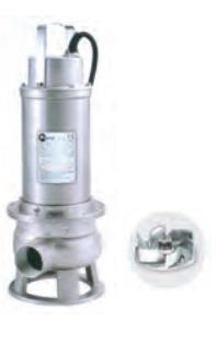 Water Sound WQ20-10-1.5 - 2 Hp - 380V Paslanmaz Gövdeli Kirli Su Drenaj Dalgıç Pompa