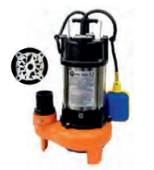 Water Sound 50U21.1S - 1.5 Hp - 220V Bıçaklı Tip Kirli Su Drenaj Dalgıç Pompa