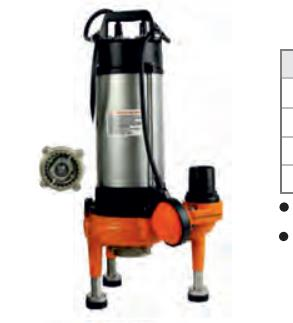 Water Sound FC-1500A - 2 Hp - 380V Bıçaklı Tip Kirli Su Drenaj Dalgıç Pompa