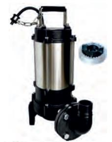 Water Sound WQ10-13-1.8GF - 2.5 Hp - 220V Süper Öğütücülü Tip Atık Su Drenaj Dalgıç Pompa