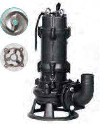 Water Sound CWQ25-10-2.2 - 3 Hp - 380V Süper Öğütücülü Tip Atık Su Drenaj Dalgıç Pompa