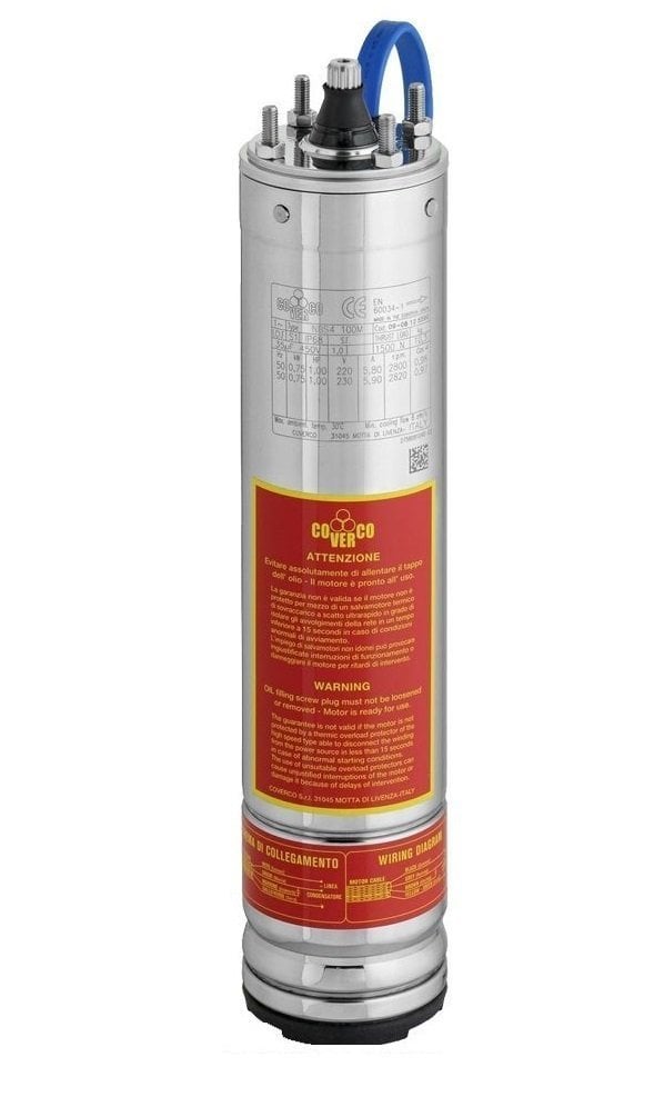 Coverco Dalgıç Pompa Motoru, 5.5 Hp - 380 V - Trifaze