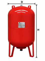 Wates PRM 5000 D - 5000 LT - 10 Bar Dik Ayaklı Genleşme Tankı