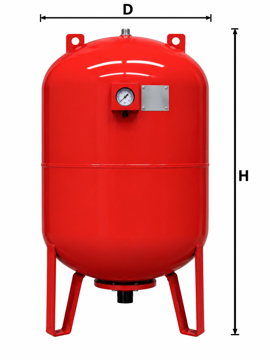 Wates PRM 100 D16 - 100 LT - 16 Bar Dik Ayaklı Genleşme Tankı